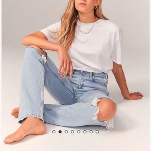 Abercrombie, 90s straight ultra high rise, Size 27 Short.